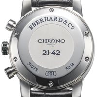Watch Eberhard Chrono 4 " 21-42" in Steel 31073.04 CN CU - 31073.04 CN CU